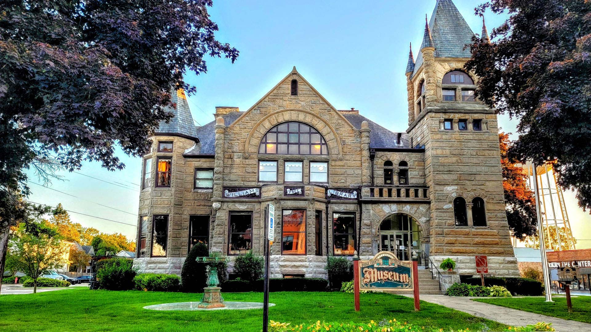 Exterior of Dodge County Historical Society Beaver Dam Wisconsin