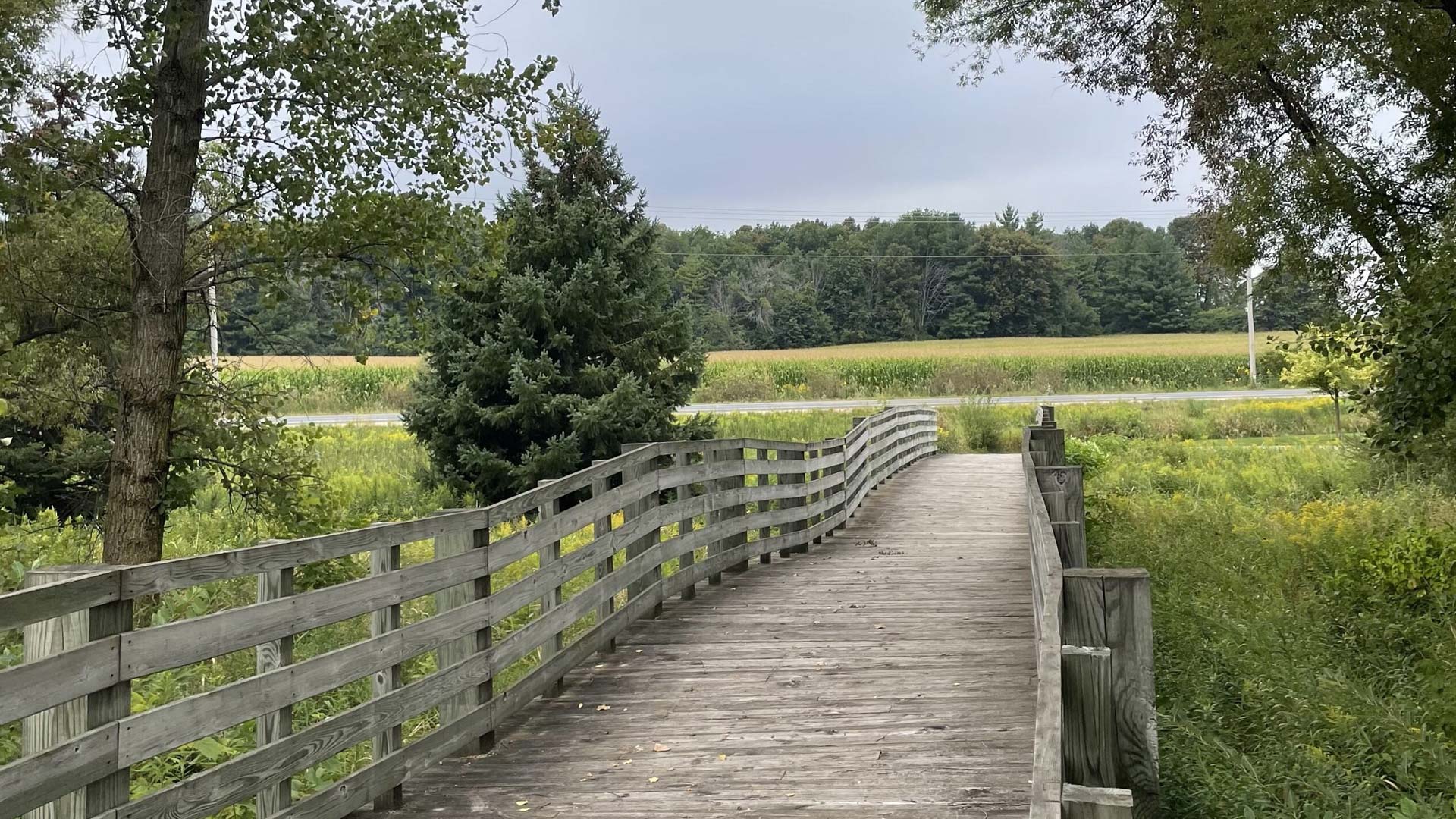Boardwalk on the Gold Star Memorial Trail Dodge County WI