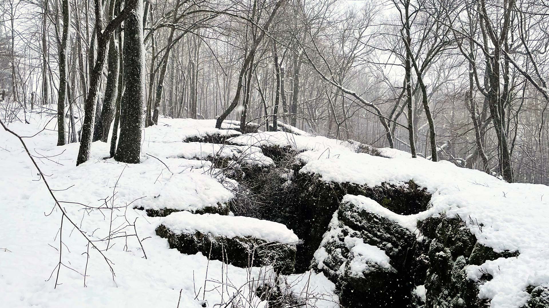 Ledge Park Horicon Wisconsin in Winter