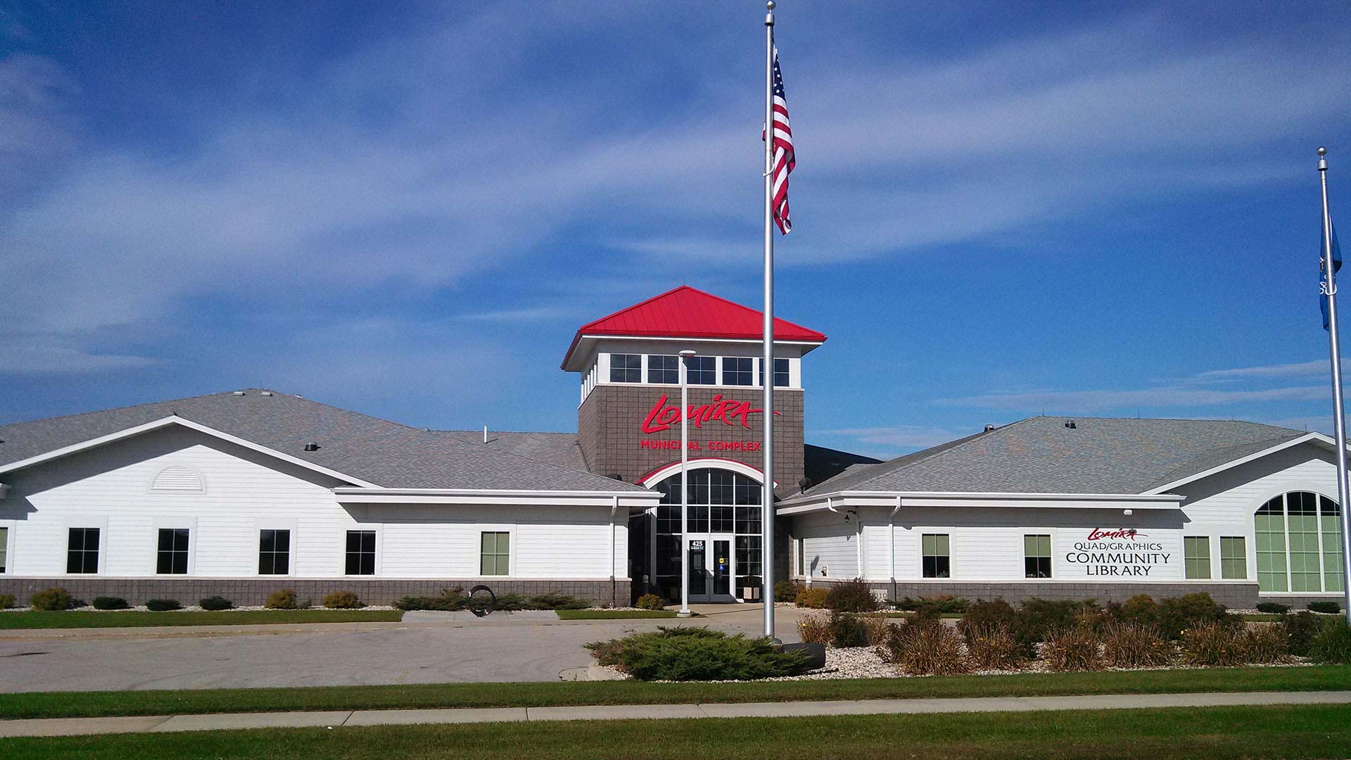 Exterior of Lomira Municipal Building in Lomira WI