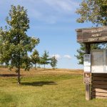 Welcome sign at Nitschke Mounds Park in Dodge County WI