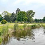 View over the river at River Bend Park in Horicon