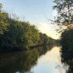 Rock River Waters Trail winding between the trees