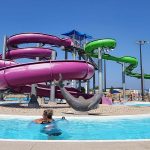 Water slides at Veterans Memorial Aquatic Center Hartford WI