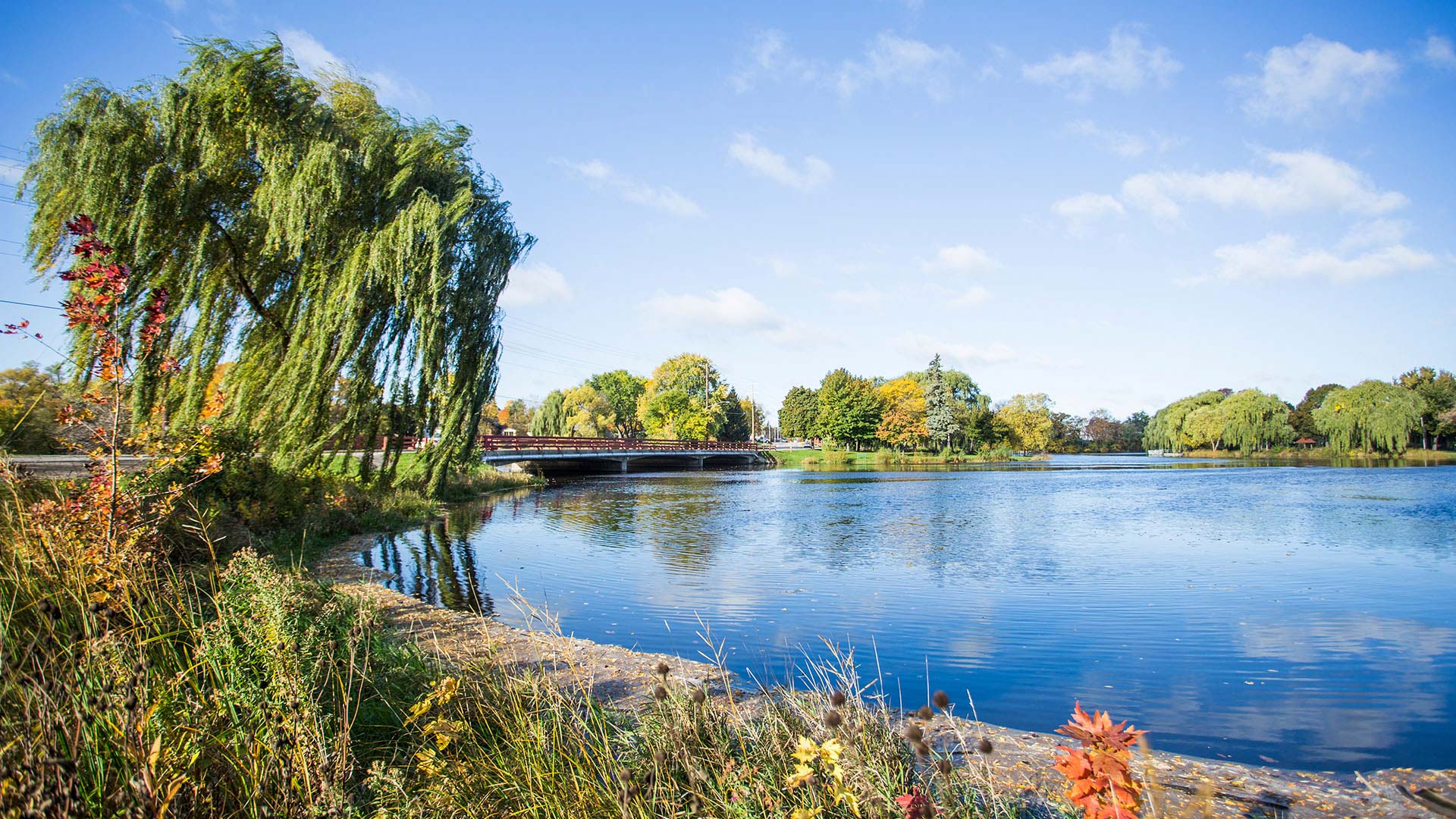 Rock River in Watertown Wisconsin