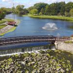 Aerial photo of Shaler Memorial Park Waupun Wisconsin
