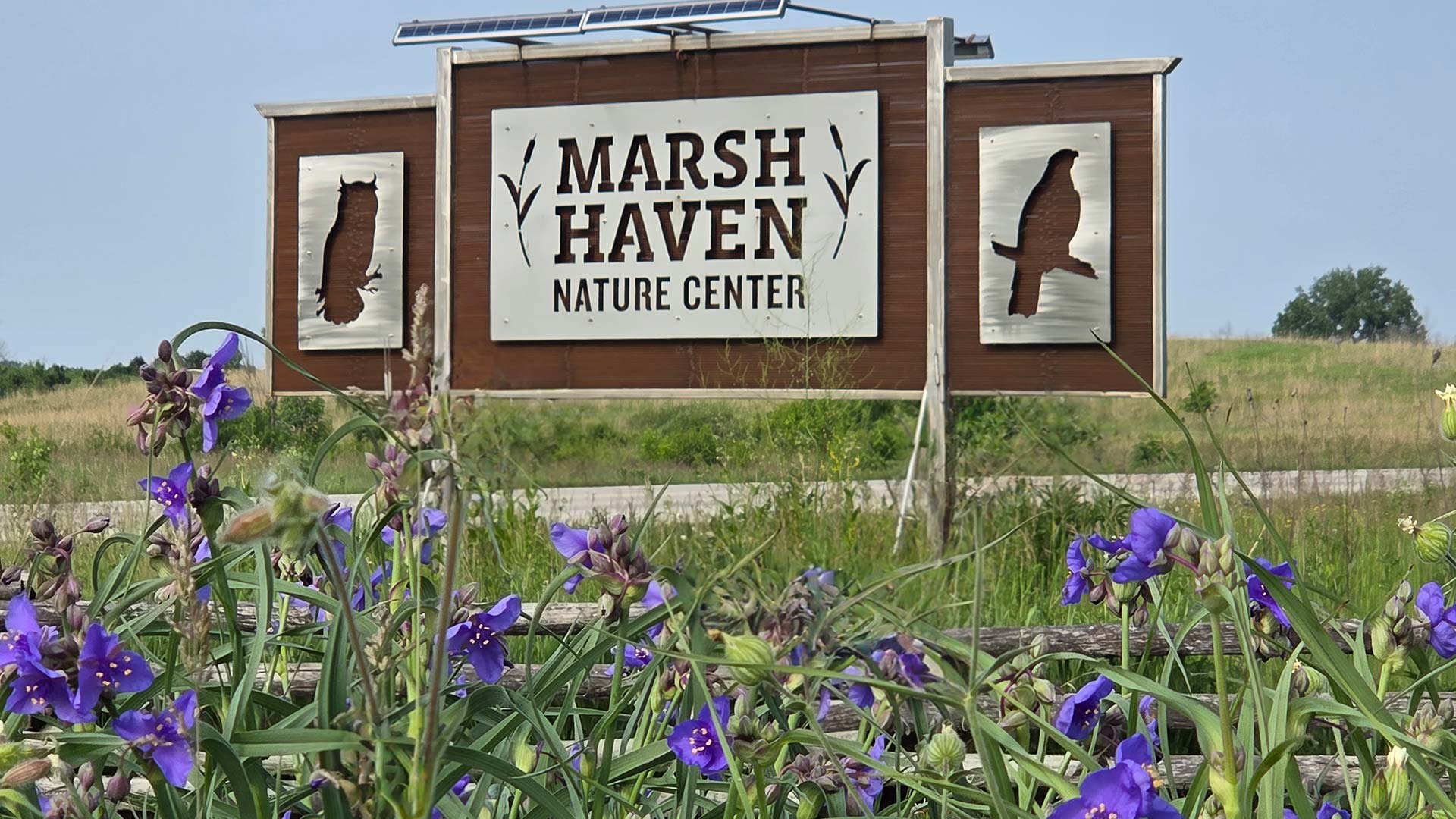 Marsh Haven Nature Trail sign