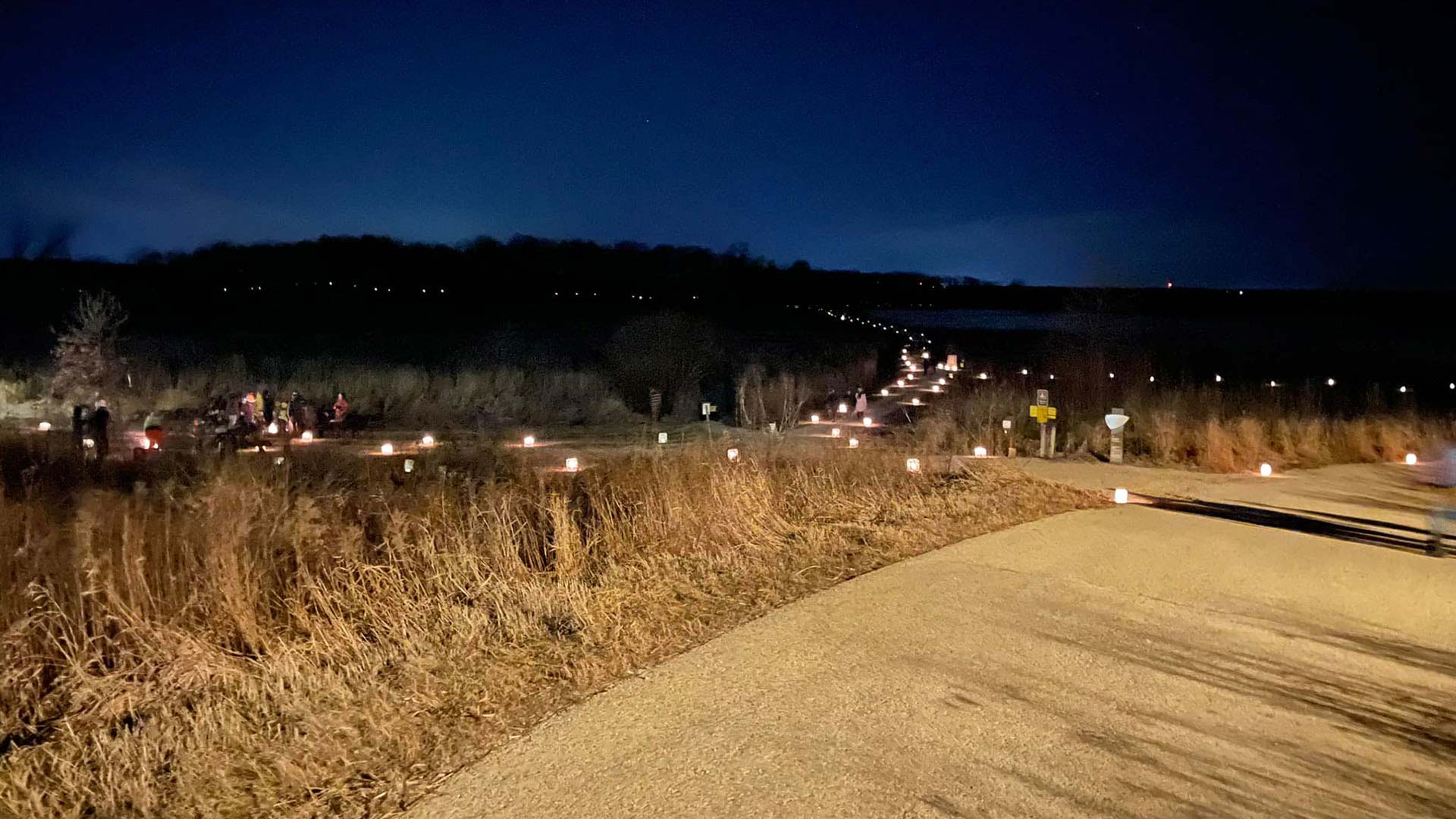 Candlelit trails at Horicon Marsh Dodge County WI