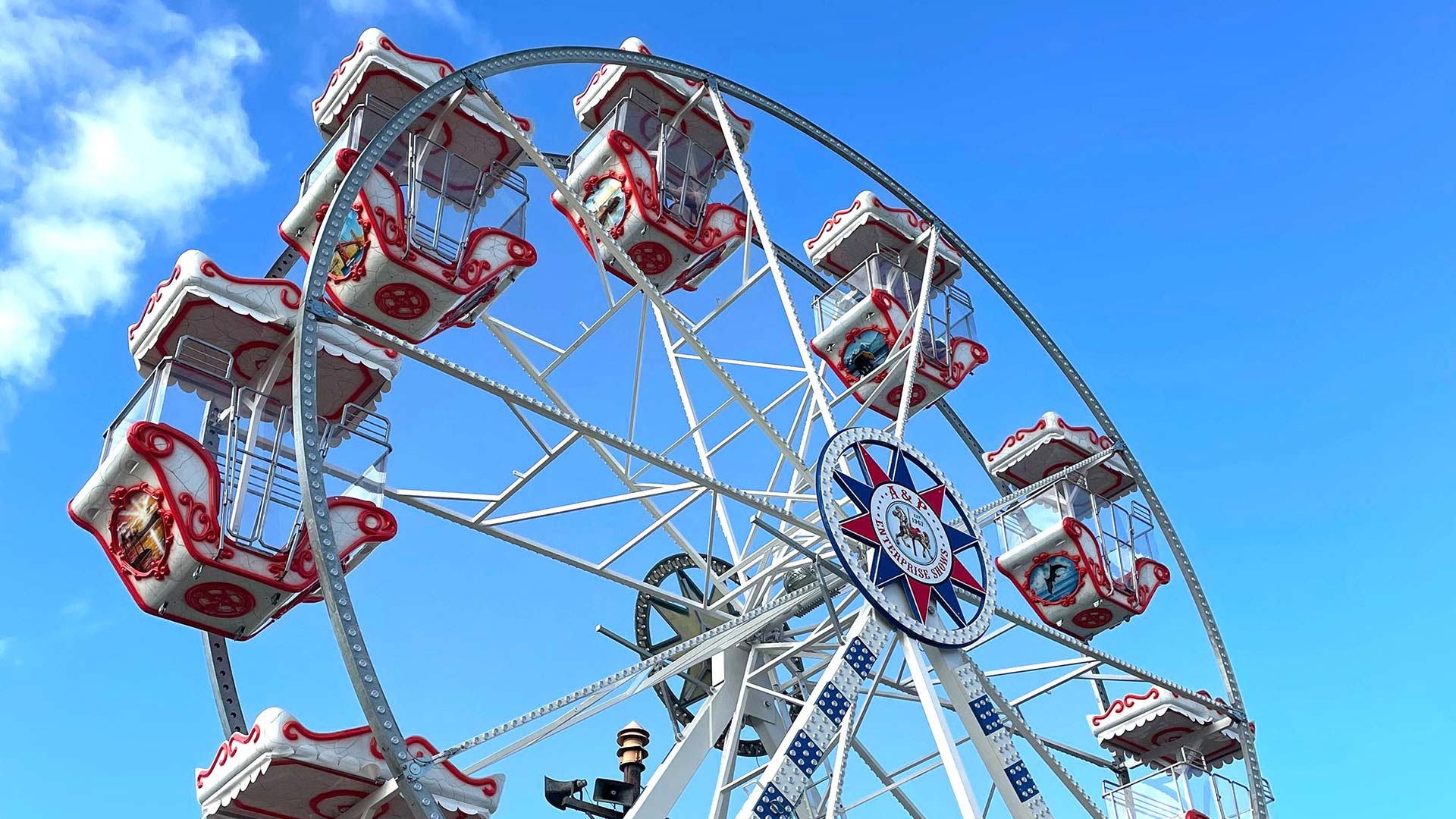 Ferris wheel at Dodge County Fair Beaver Dam Wisconsin