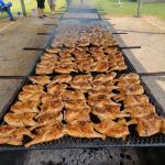 Grilled chicken prepared by the Lions Club