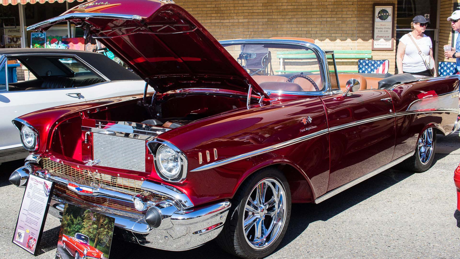 Classic car show downtown Hartford WI